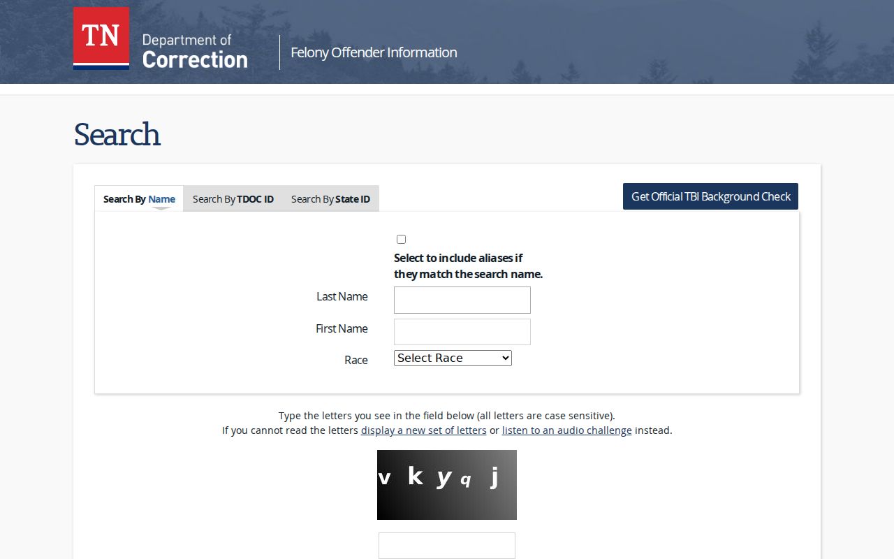 Murfreesboro residents directory TDOC FOIL search
