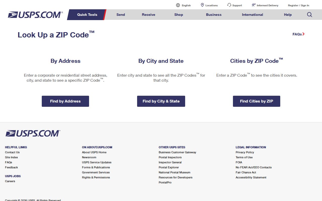 Murfreesboro ZIP code directory USPS ZIP lookup form